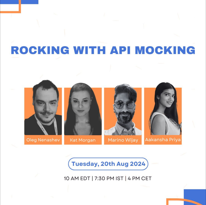 Rocking with API Mocking — Tuesday, 20th Aug 2024